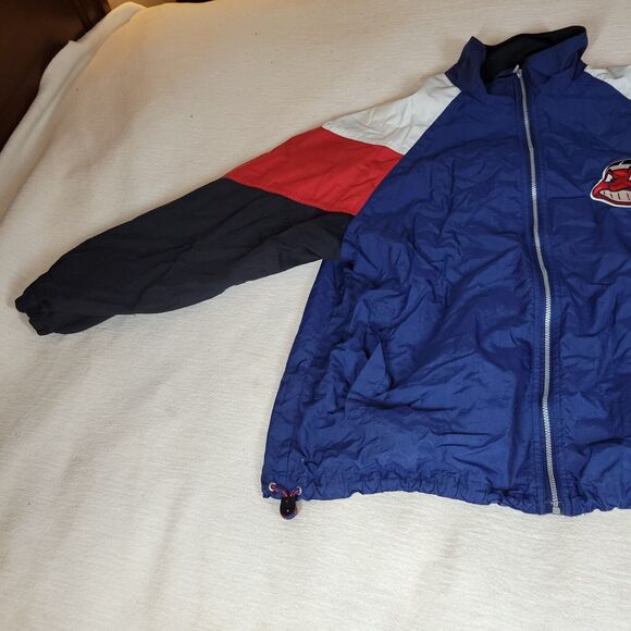 Vintage Mirage Windbreaker Atlanta Braves Jacket Mens Sz XL Sports NBL Baseball - Picture 12 of 16